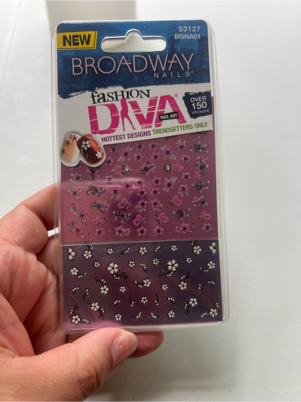 Broadway Nails Fashion Diva Nail Art Stickers